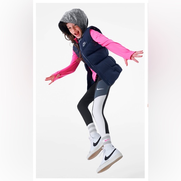 Brand New Nike Blazer Mid '77 Preschool/Little Kids' Shoes “White/Black” - Picture 11 of 12